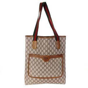 GUCCI PLUS Supreme Web GG Monogram tote Bag